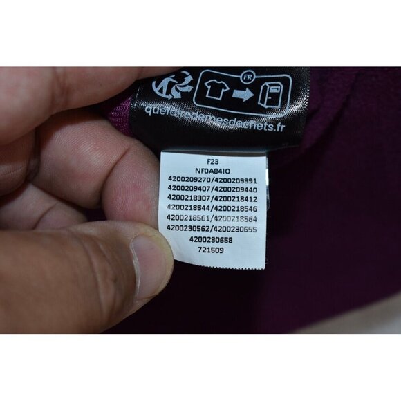 The North Face Canyonlands Women's Tunic Size S Pullover Maroon Sweatshirt - Picture 10 of 12